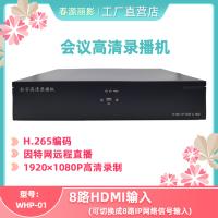 WHP-01：8路HDMI与网络信号输入录播机